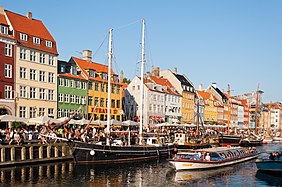 English: Nyhavn in Copenhagen, Denmark. Deutsch: Nyhavn in Kopenhagen, Dänemark.