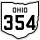 State Route 354 marker
