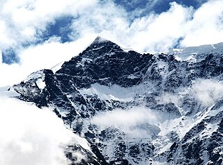 Kleines Fiescherhorn Mountain in Switzerland