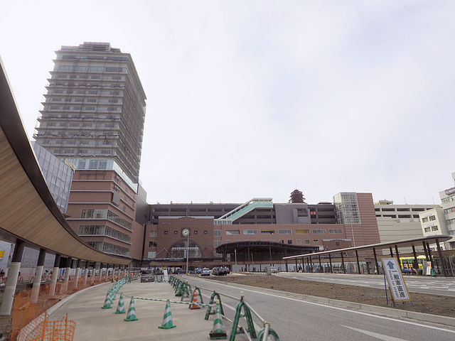 Ōita Station in January 2015