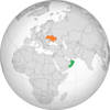 Location map for Oman and Ukraine.