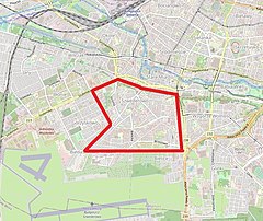 Delimitation of Szwederowo district