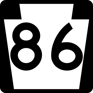 <span class="mw-page-title-main">Pennsylvania Route 86</span> State highway in Crawford County, Pennsylvania, US