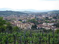 Panorama of the city of Montevarchi from Colombo Hill