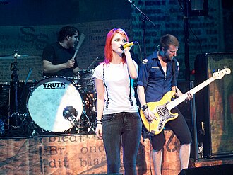 "The Only Exception" by Paramore was number one on the chart for six consecutive weeks in 2010. Paramore in Vancouver 5.jpg