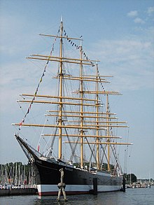 Segelschiff Passat in Travemünde