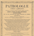 A(z) Patrologia Latina lap bélyegképe