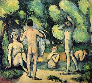 Paul Cézanne, Kąpiący się, 1879-1880