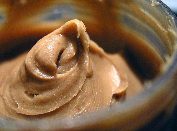 "Smooth" peanut butter in a jar