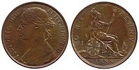 Penny Great Britain, 1888, Victoria.jpg