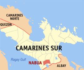 Nabua na Camarines Sul Coordenadas : 13°24'30"N, 123°22'30"E
