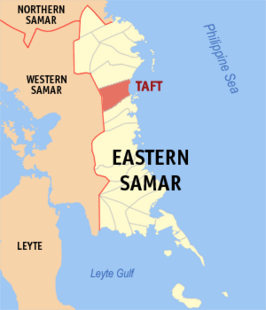 Kaart van Taft