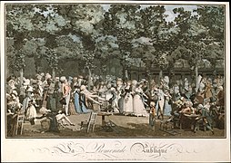 La promenade publique, de Philibert-Louis Debucourt, 1792.