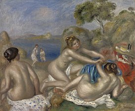 Pierre-Auguste Renoir, Trois baigneuses au crabe (vers 1897)