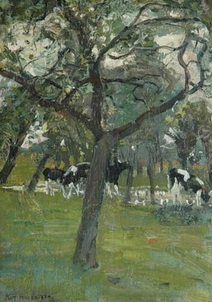 File:Piet Mondriaan - Trees and cows along a stream - A46 - Piet Mondrian, catalogue raisonné.jpg