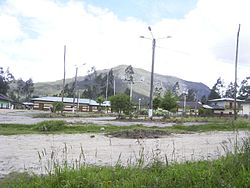 The central square of Molinopampa