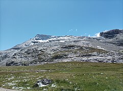 La pointe de la Réchasse depuis le col de la Vanoise.