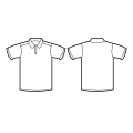 Download Category:Black and white drawings of polo shirts ...