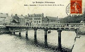 A ponte sobre o Léguer.