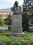 Monument to A.S.Popov in Krasnoturinsk