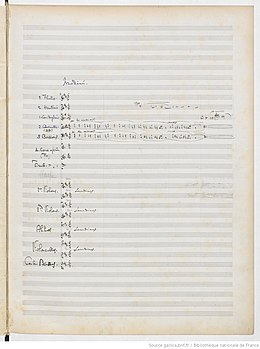 Pour Georges Hartmann - "Geceler" - 1° Nuages ​​- 2° Fêtes - 3° Sirènes - Claude Debussy - Paris - 1898 - 1899 (yazılı imza), s 3r.jpg