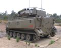 M113 Medium Reconnaissance Vehicle in the Puckapunyal Army Camp, outside of the tank museum grounds.