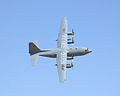 The Alaska Air National Guard C-130 showing off for the crowd