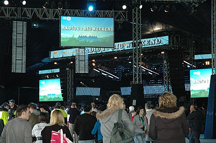 Radio 1's Big Weekend stage, 2007