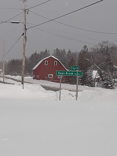 File:Red Barn East Haven VT January 2019.jpg