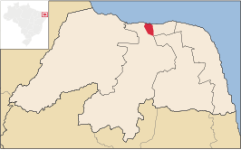 Kaart van Guamaré