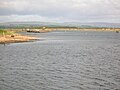 The River Garnock with the old ICI Explosives jetty to the left.