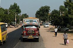 Camion décoré.