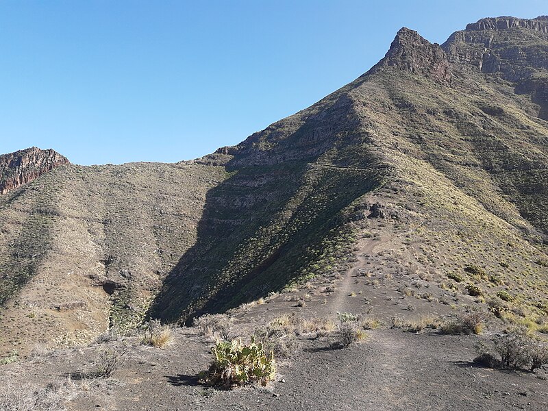 File:S 90 towards Tamadaba, Gran Canaria.jpg