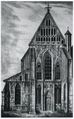 English: Minster, West facade, 1823 Deutsch: Münster, Westfassade, 1823