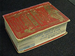 <span class="mw-page-title-main">Sands Directory</span>