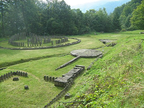 The sanctuaries in the ruined Sarmizegetusa Regia, the capital of ancient Dacia