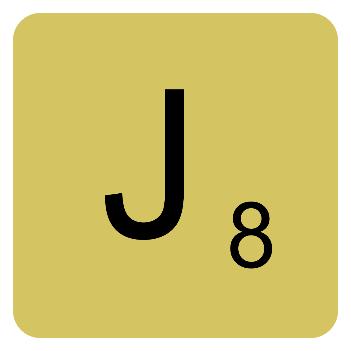 Download File:Scrabble letter J.svg - Wikimedia Commons