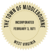 Seal of Middlebourne, West Virginia.png