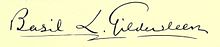 Signature of Basil Lanneau Gildersleeve.jpg