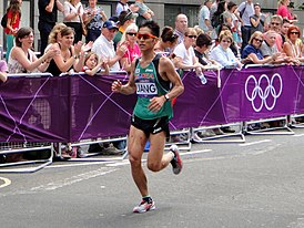 На олимпийском марафоне в Лондоне