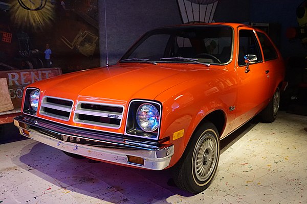 1976 Chevrolet Chevette on display in the Sloan Museum