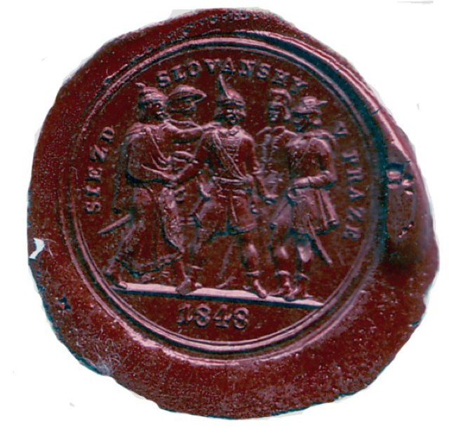 Seal from the pan-Slavic Congress held in Prague, 1848