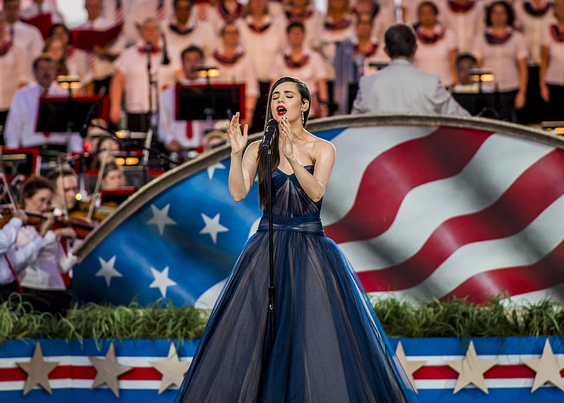 File:Sofia Carson at Dress Rehearsal for "A Capitol Fourth" Concert and Celebration.jpg