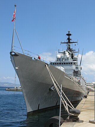 Italian frigate <i>Aviere</i> (F 583) Soldati-class frigate