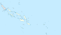 拉納爾島在索羅門群島的位置