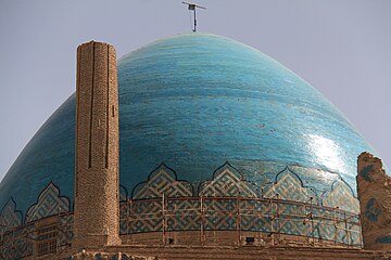 Le dôme et deux des minarets