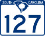 Oznaka autoceste Južna Karolina 127