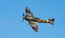 Spitfire Mk Vc 'AR501' of The Shuttleworth Collection, shown here in No. 312 (Czech) colours Spitfire AR501.jpg