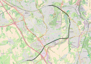 Tronçon de la ligne ferroviaire Schaesberg - Simpelveld