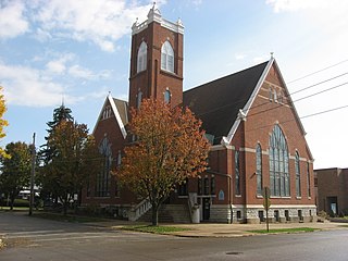 <span class="mw-page-title-main">St. Paul Methodist Episcopal Church (Rushville, Indiana)</span> Historic church in Indiana, United States
